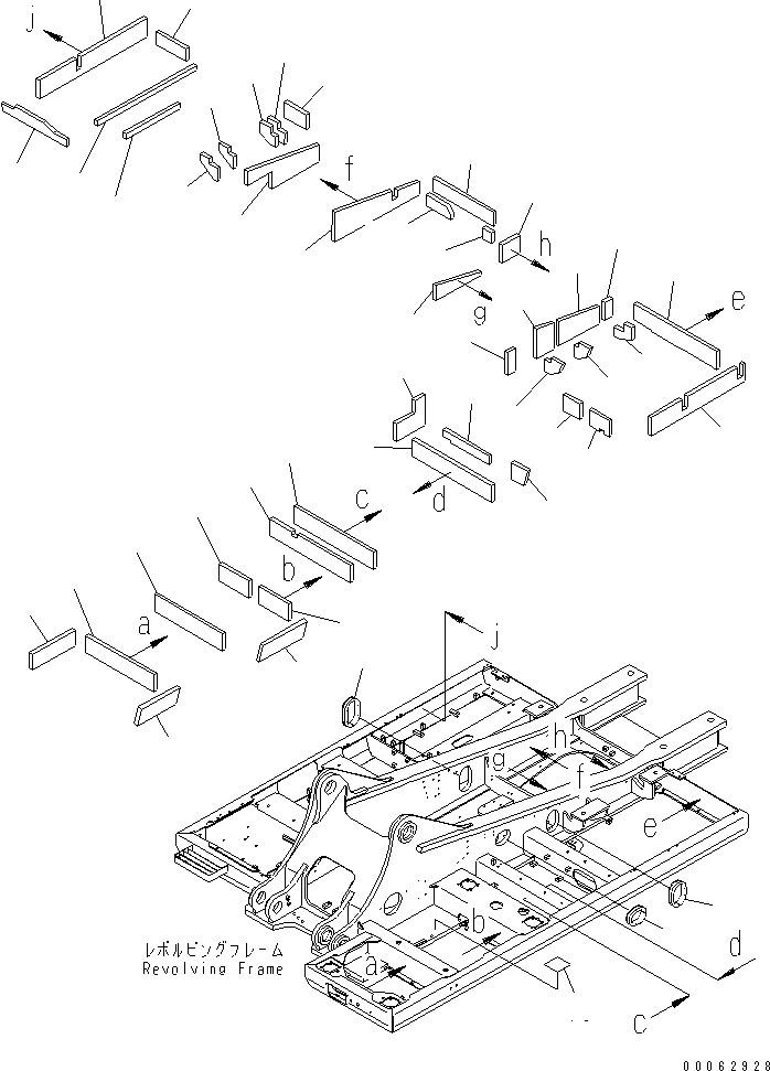 Лист 207-46-KC290 KOMATSU