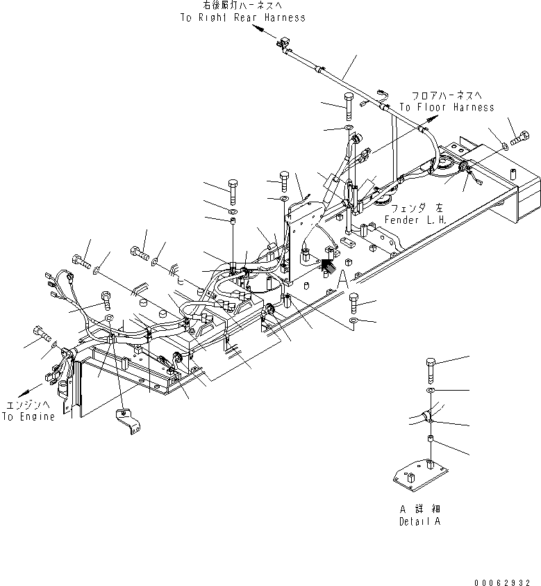 Жгут проводов 195-06-55181 KOMATSU