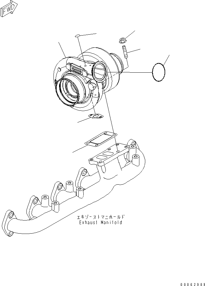 TURBOCHARGER KIT 6754-81-8140 KOMATSU