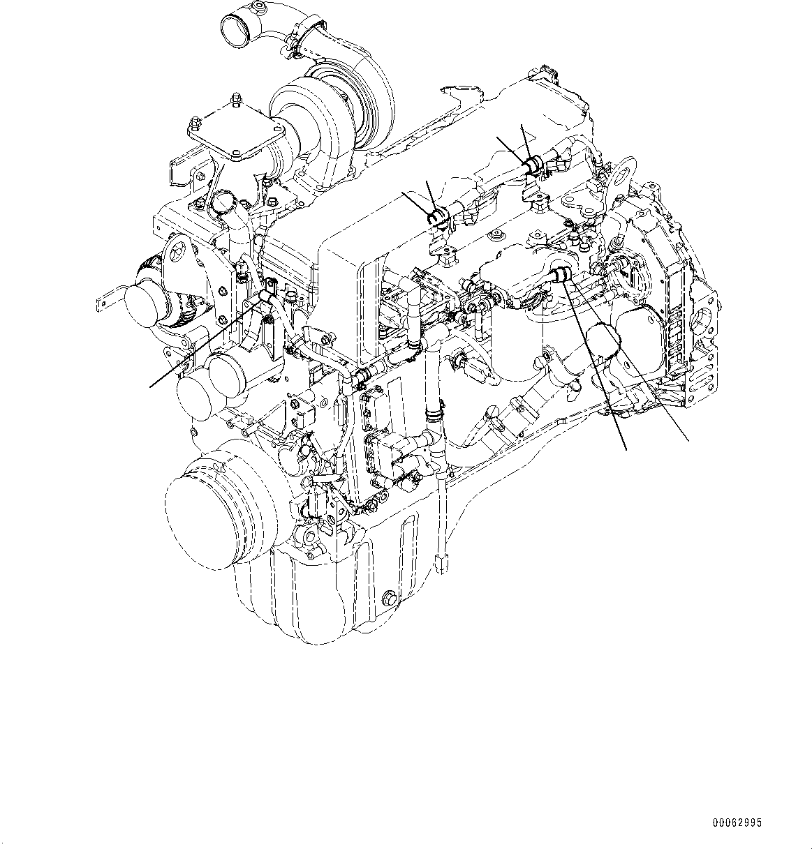 Шпилька 01144-31035 KOMATSU