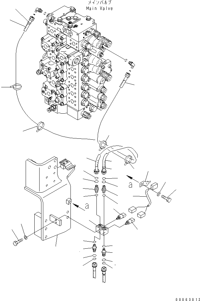 Кронштейн (208-62-71912) KOMATSU