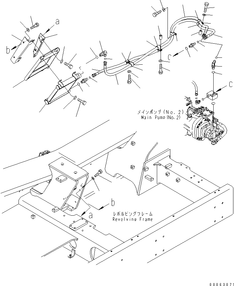 Шланг 02771-00420 KOMATSU