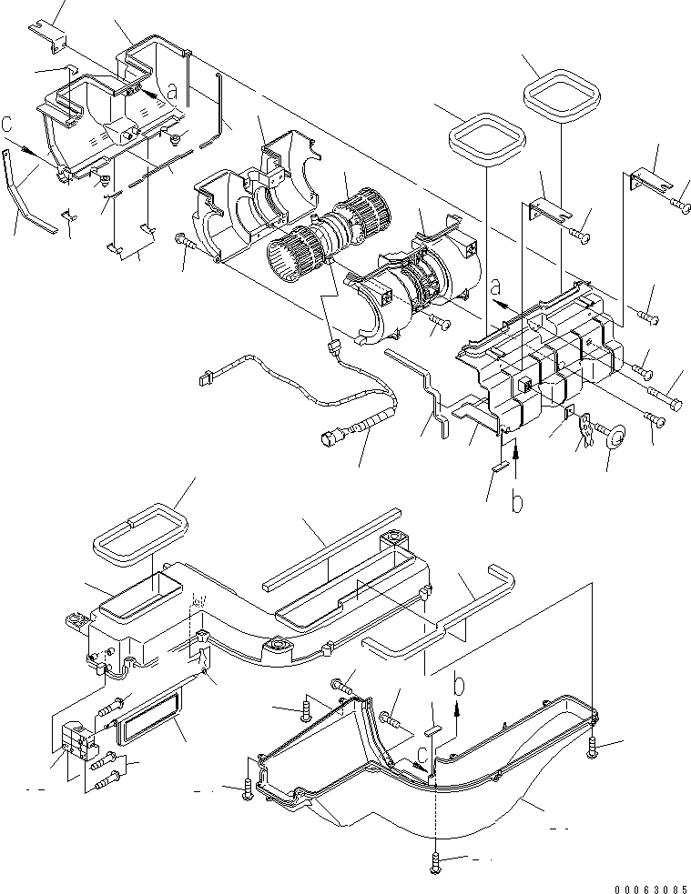 Коробка AN51170-43830 KOMATSU