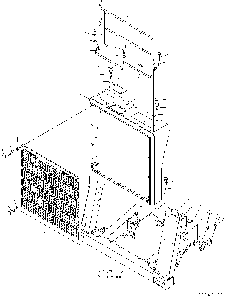 Пластина 561-54-87860 KOMATSU