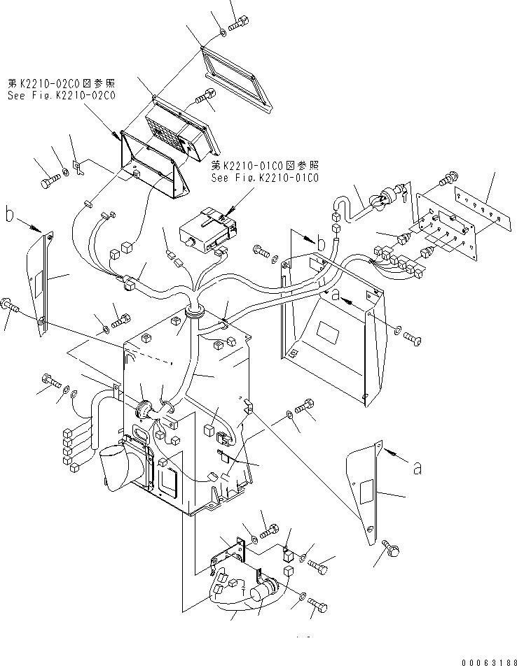 Жгут проводов 195-06-54393 KOMATSU