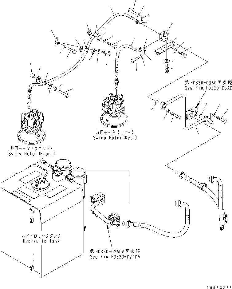Шланг 21N-62-41480 KOMATSU