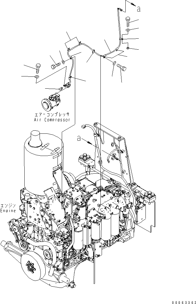 Жгут проводов 17A-06-43360 KOMATSU