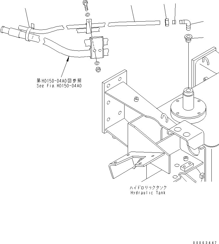 Трубка 07822-00823 KOMATSU