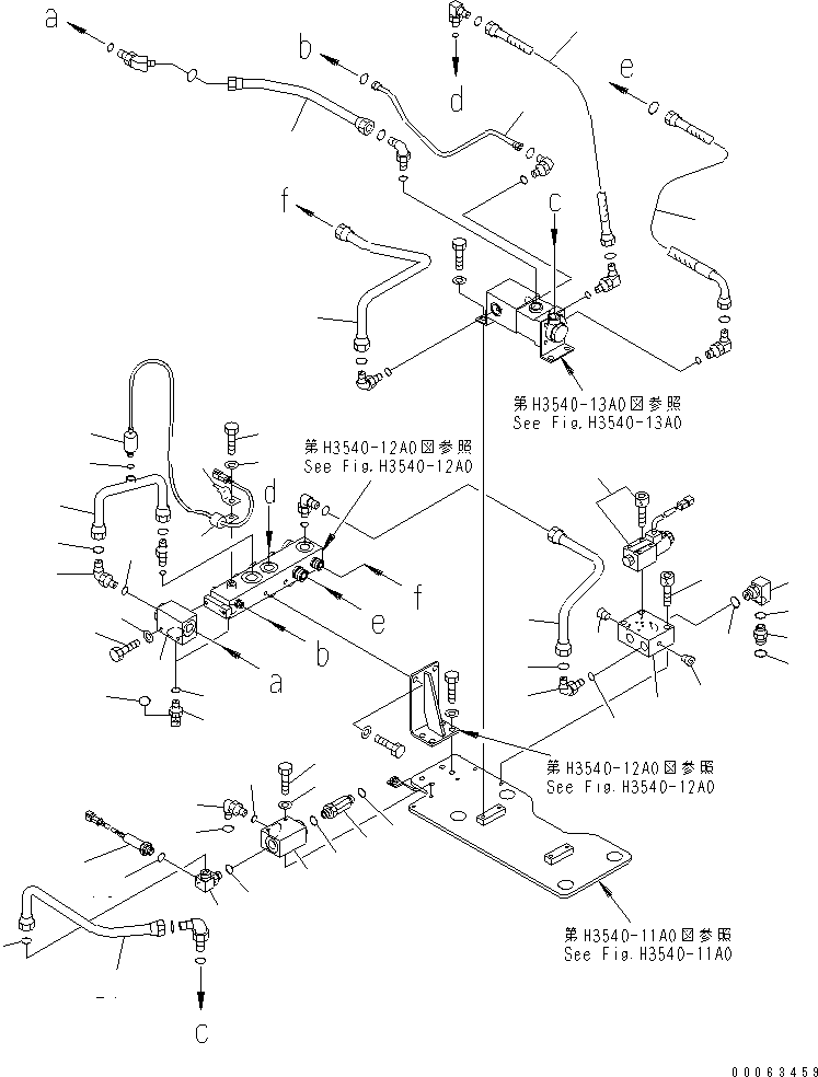 Шланг с торцевым уплотнением 02767-006A4 KOMATSU