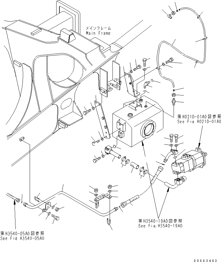 Трубка 566-43-84192 KOMATSU