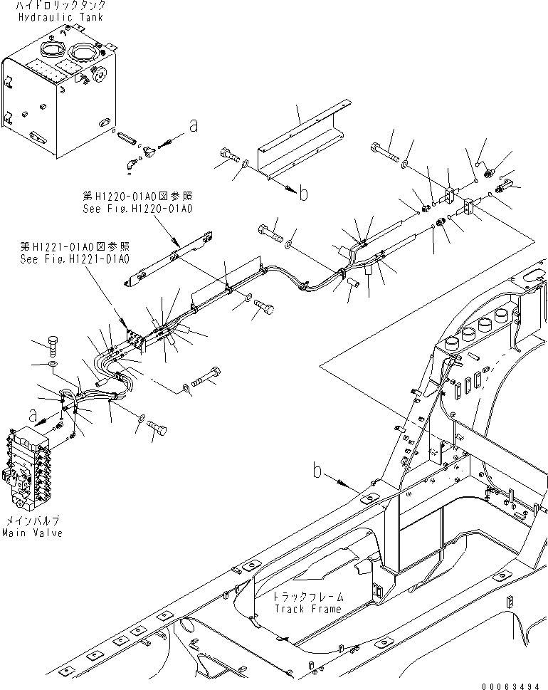Шланг с торцевым уплотнением 02765-00228 KOMATSU