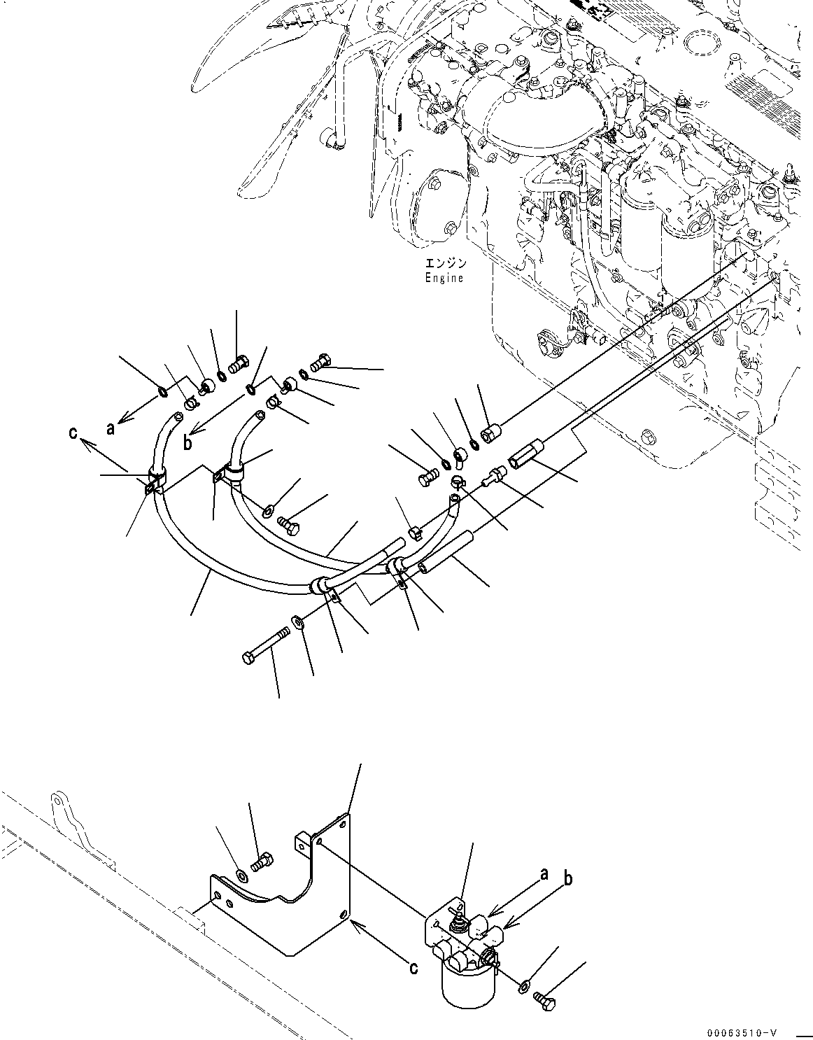 Переходник 207-01-76110 KOMATSU
