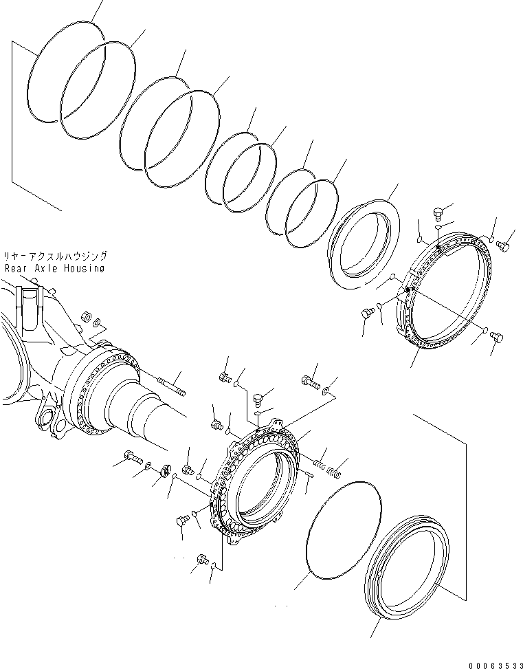 Фланец 561-33-71840 KOMATSU