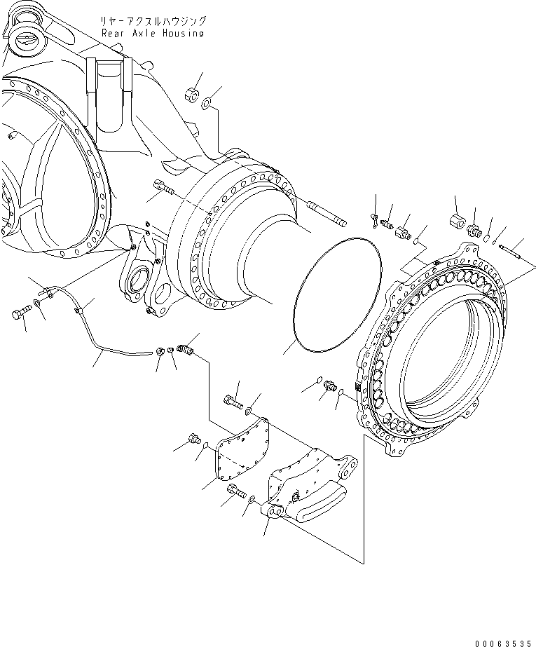 Уплотнительное кольцо круглого сечения 561-33-71850 KOMATSU