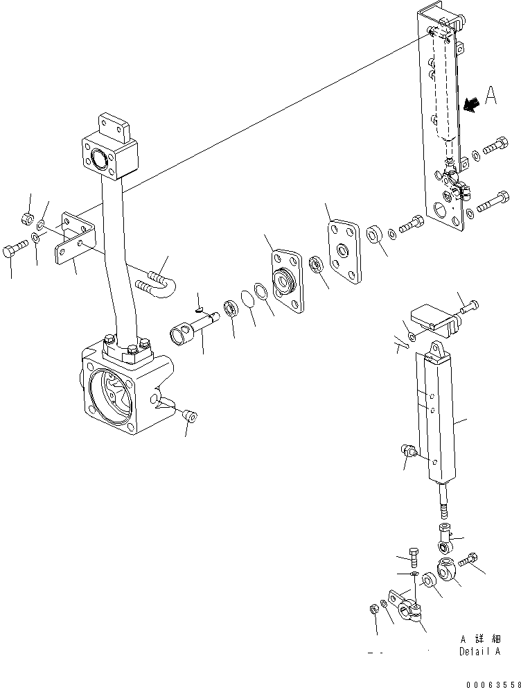 FRONT SUSPENSION A.,AUTO SUSPENSION+PAYLOAD METER (561-50-83001) KOMATSU