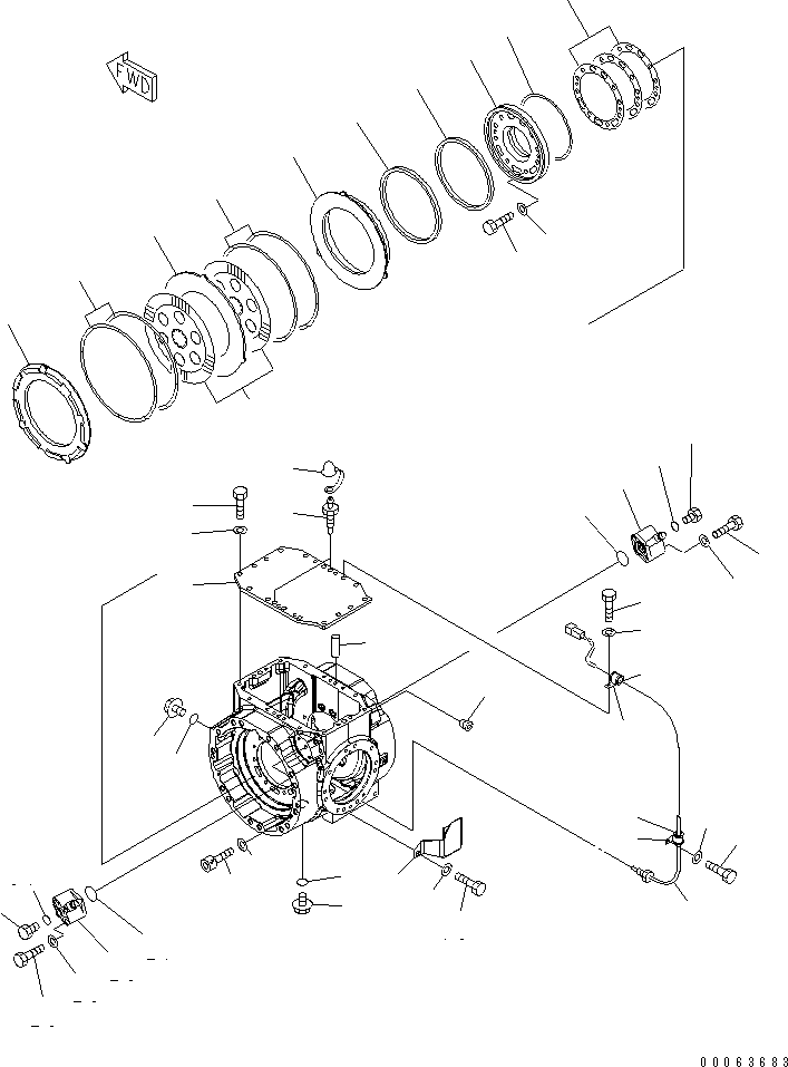 DIFFERENTIAL ASS'Y 418-22-31010 KOMATSU