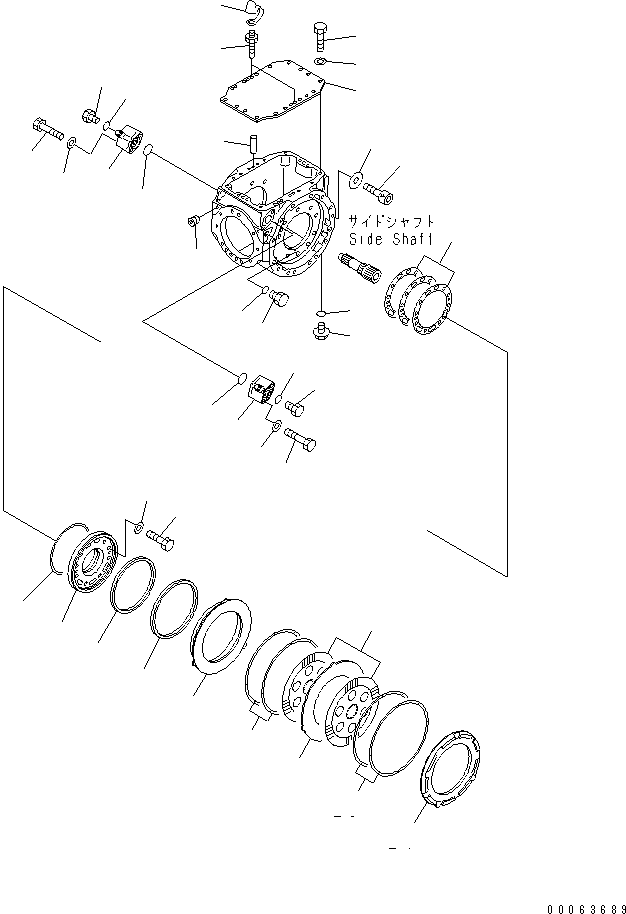 DIFFERENTIAL ASS'Y 418-23-31010 KOMATSU