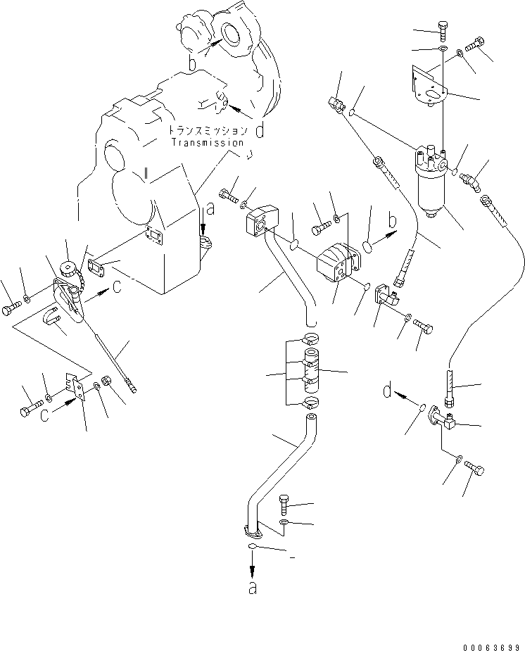 Шланг 07102-210A9 KOMATSU
