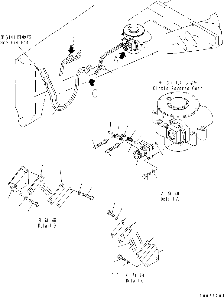 Шланг 07121-40424 KOMATSU