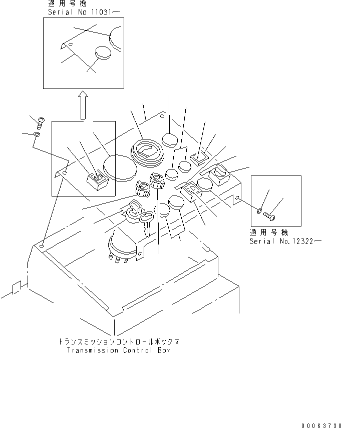 SWITCH ASS'Y,WIPER 205-06-71690 KOMATSU