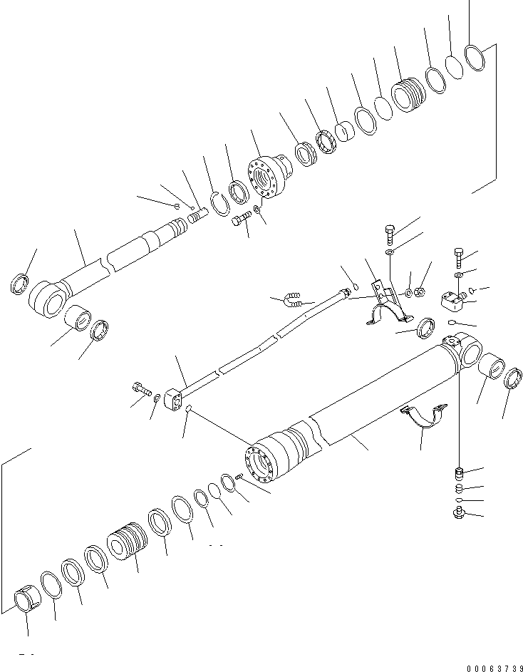 Трубка 707-86-55200 KOMATSU