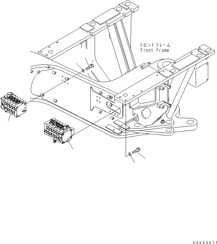 CONTROL VALVE,L.H. (723-16-11300) KOMATSU