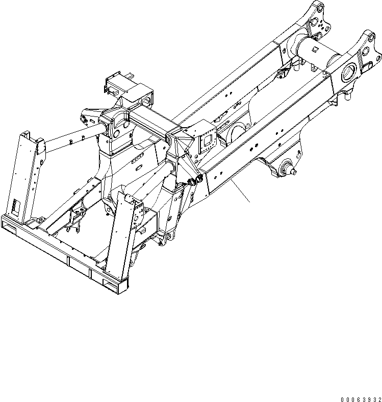 FRAME SUB ASS'Y 561-46-82160 KOMATSU