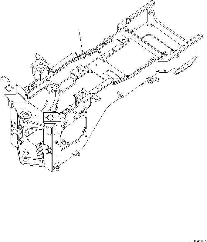 Задняя рама 425-Z13-3202 KOMATSU