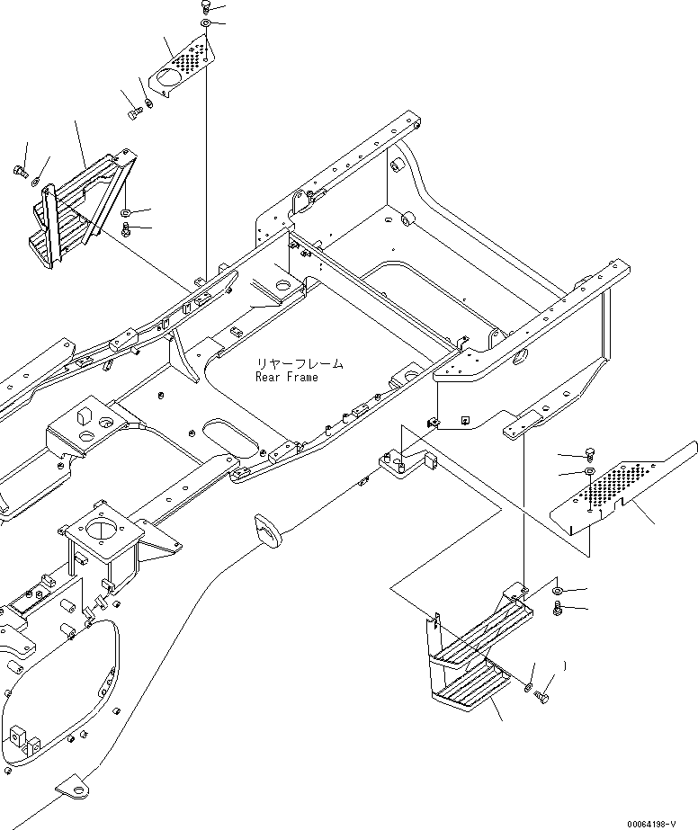 Step, R.H. 425-04-31344 KOMATSU