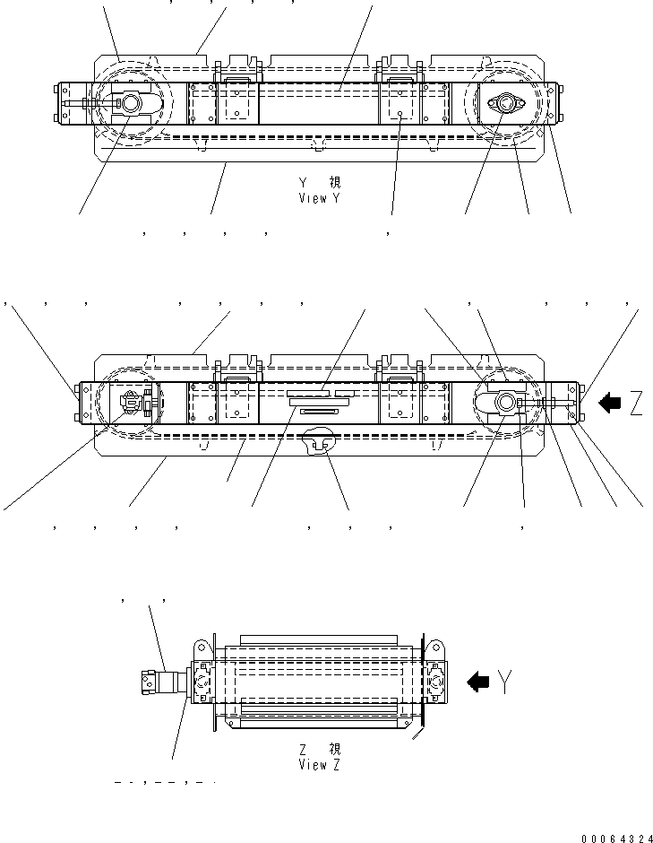 Ограждение MFT0000711 KOMATSU