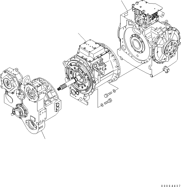 POWER TRAIN ASS'Y 17A-22-50000 KOMATSU