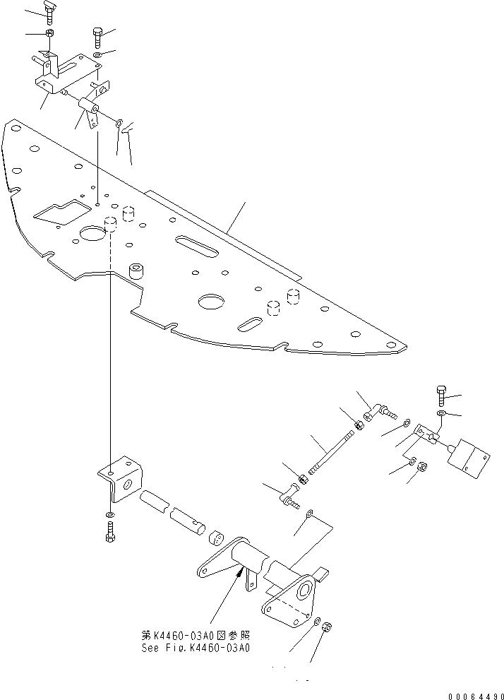 PLATE,(WITH TACHOGRAPH) 363-Z21-3210 KOMATSU