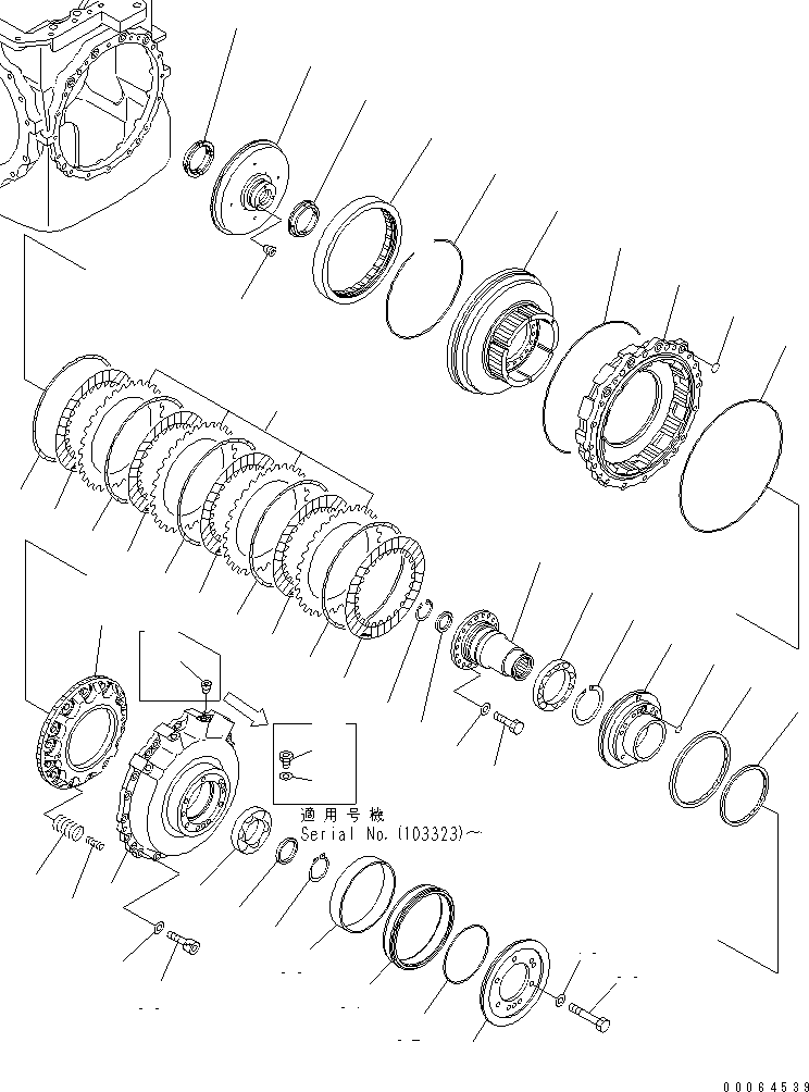 BRAKE ASS'Y 14Y-22-00022 KOMATSU