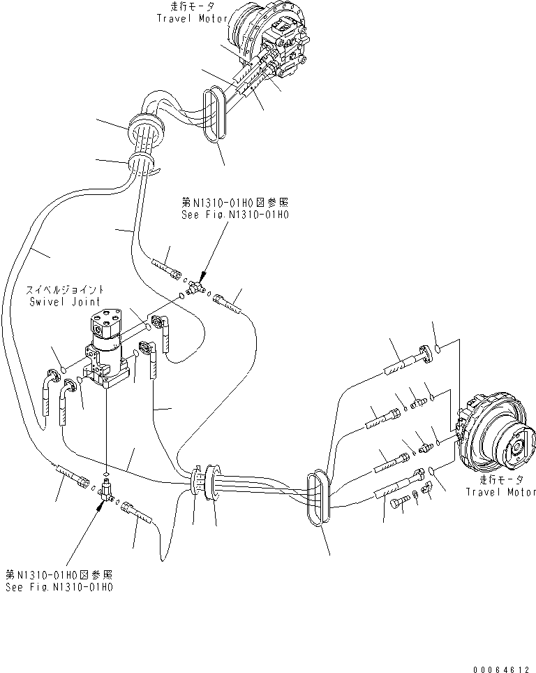 Шланг 206-62-71260 KOMATSU