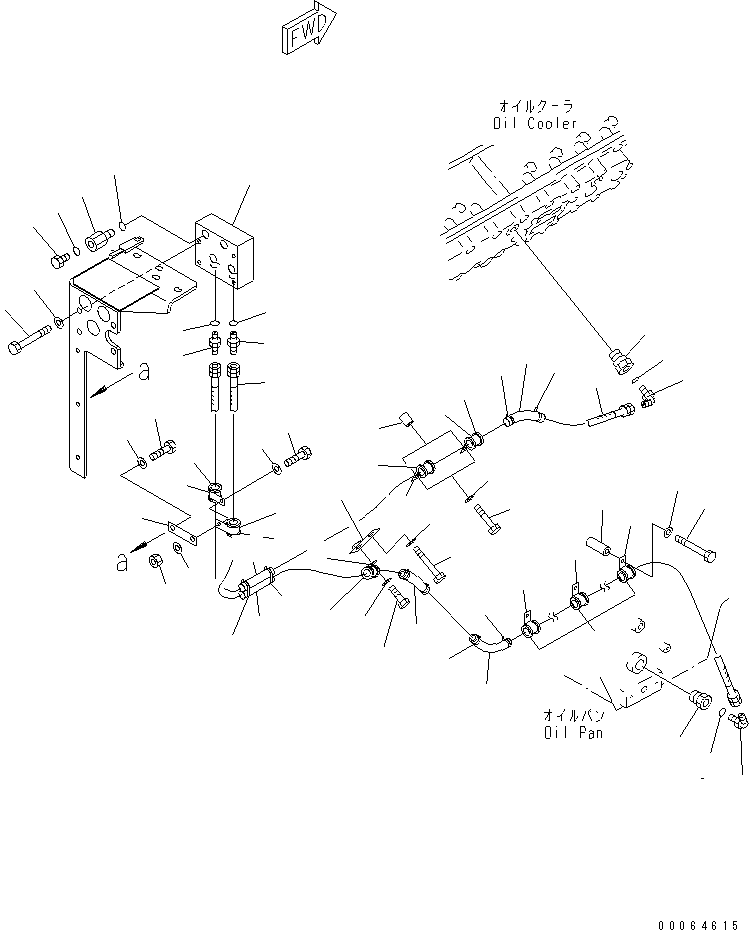 Шланг 07102-20425 KOMATSU