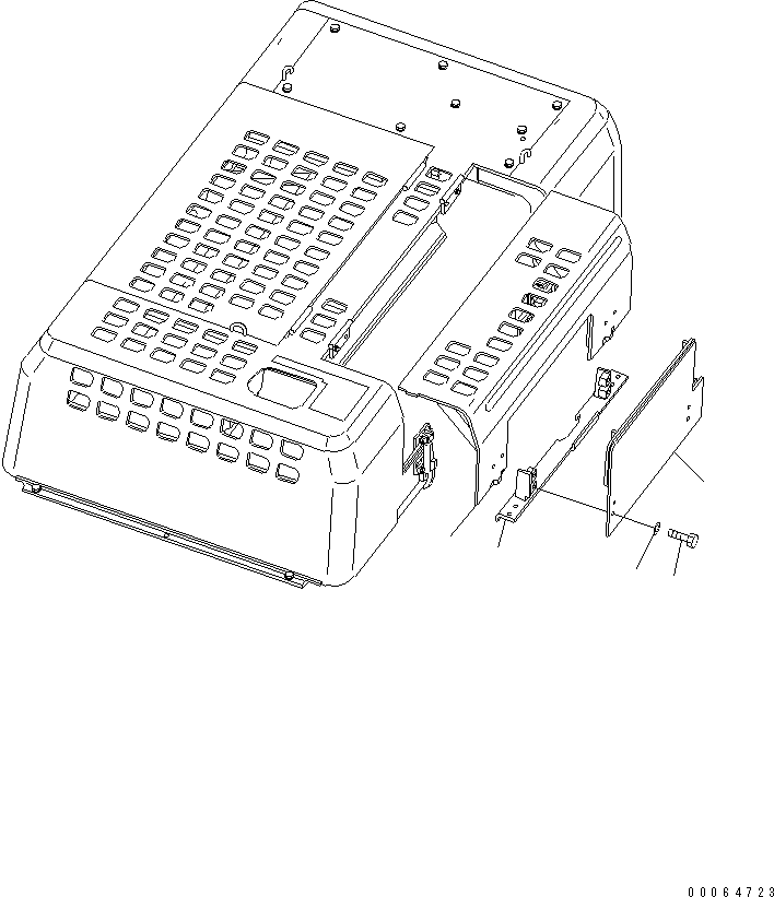 Рама 208-54-A1430 KOMATSU