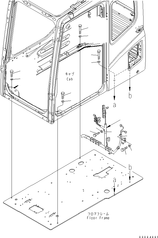 WIRING HARNESS,(SEE FIG. K1110-24H1) (207-06-75221) KOMATSU