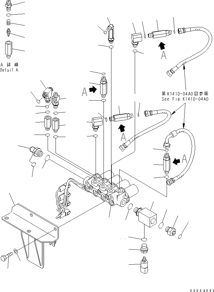 Тройник 203-62-66170 KOMATSU