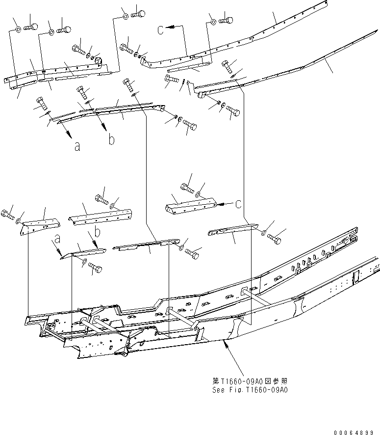 Крышка лев. 8234-75-2160 KOMATSU