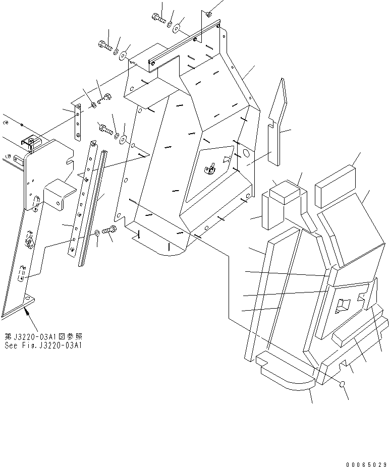 Кронштейн 566-89-6G910 KOMATSU