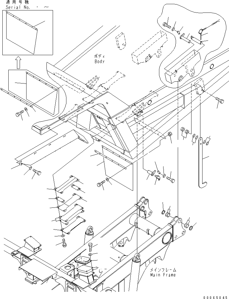 Планка 566-74-8A620 KOMATSU