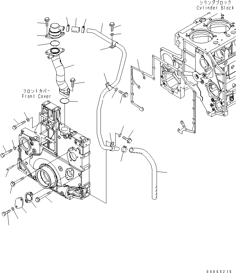 Tube, Breather 6261-21-8830 KOMATSU