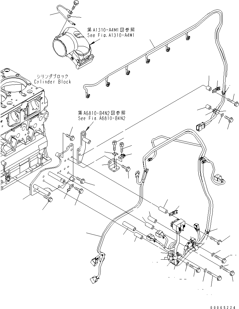Жгут проводов 6261-81-8941 KOMATSU