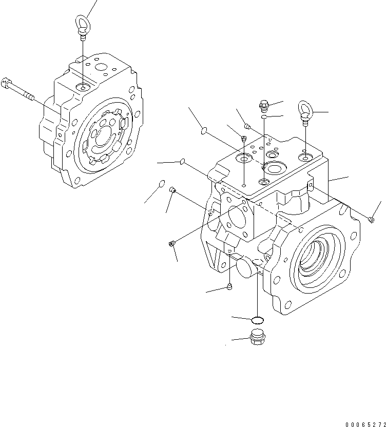 Насос 708-1L-00670 KOMATSU
