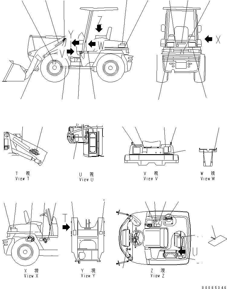 Табличка безопасности \0\09664-30003 KOMATSU
