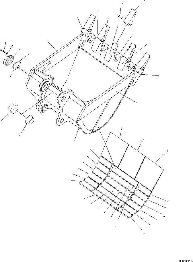 Пластина сварная 207-934-7530 KOMATSU