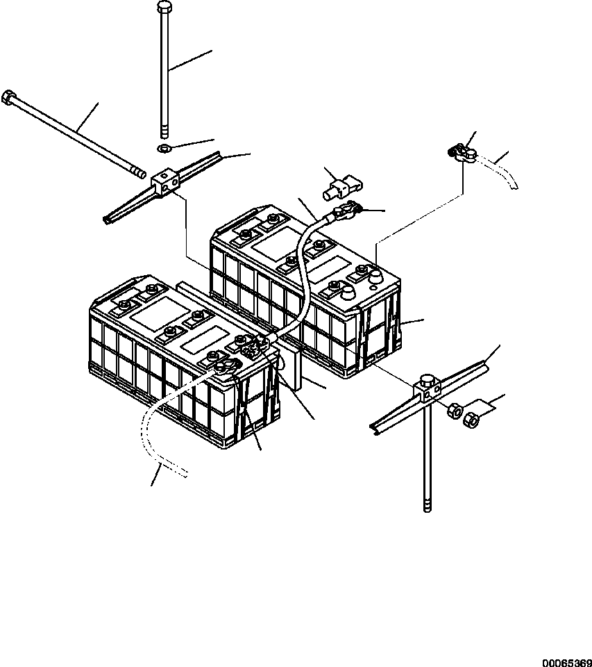 Аккумуляторная батарея 2A5-06-A1010 KOMATSU