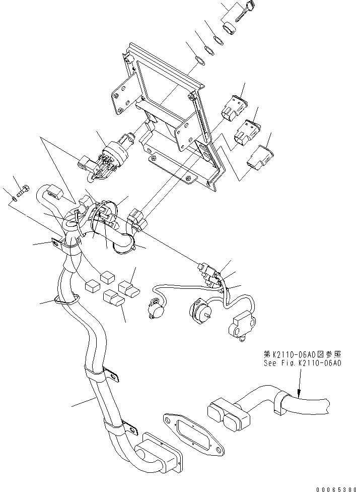 Жгут проводов 17A-06-43321 KOMATSU