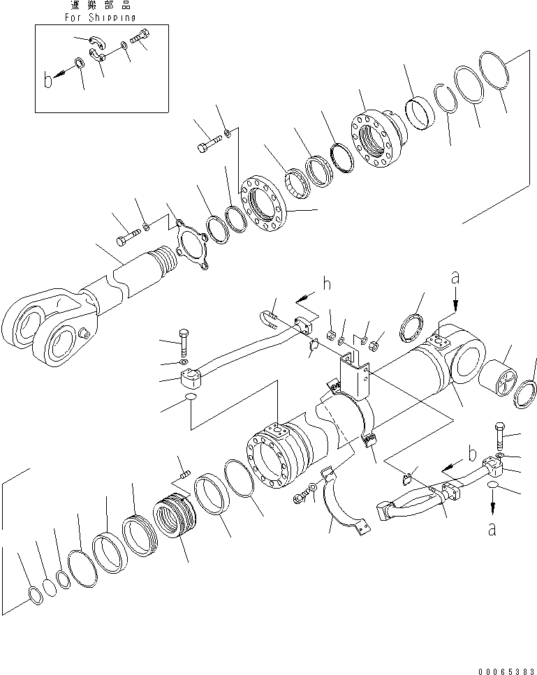 Трубка 707-86-13420 KOMATSU