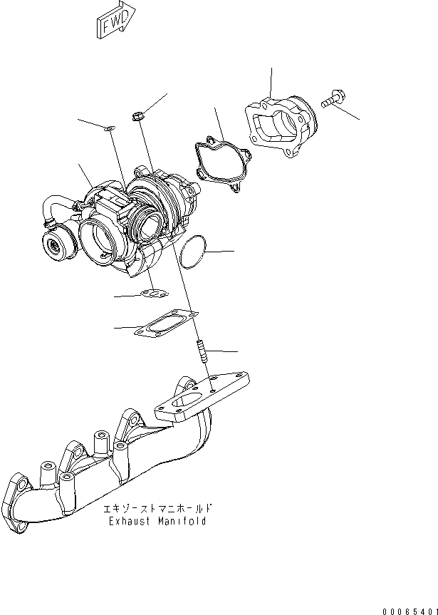 TURBOCHARGER KIT 6751-81-8030 KOMATSU
